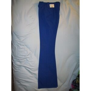 70s Vintage Lasso Western Wear size 23" waist Royal Blue Womens Dress Pants Tabs